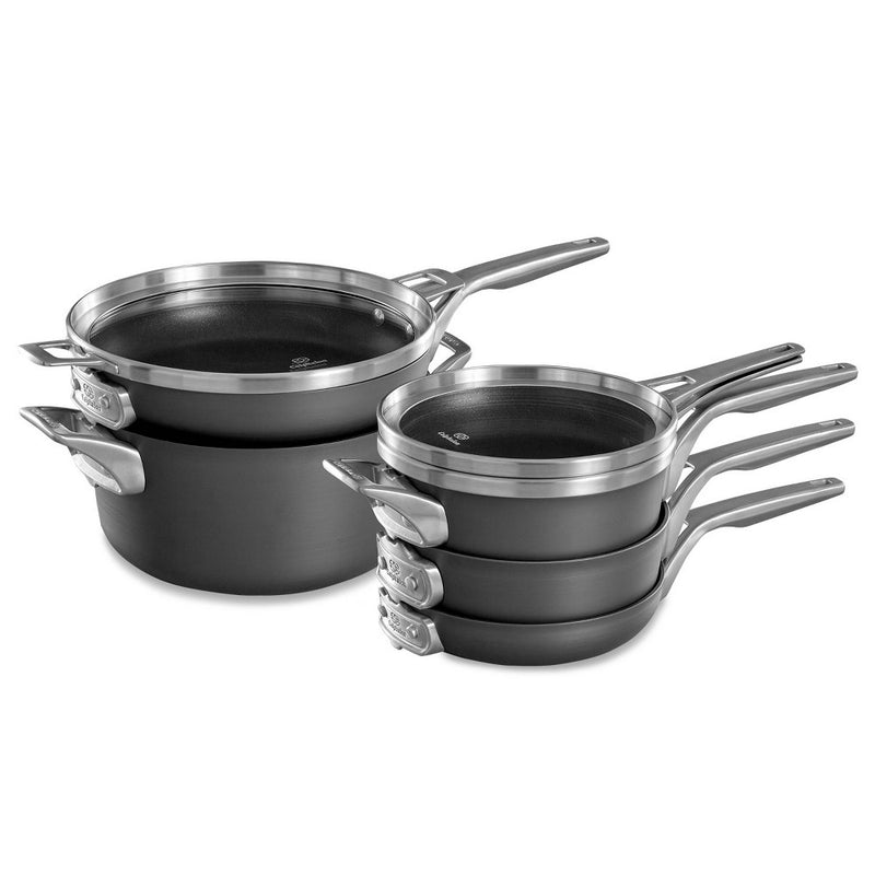 Calphalon Premier Nonstick with MineralShield 8pc Space-Saving Cookware Set (LOCAL PICKUP ONLY)