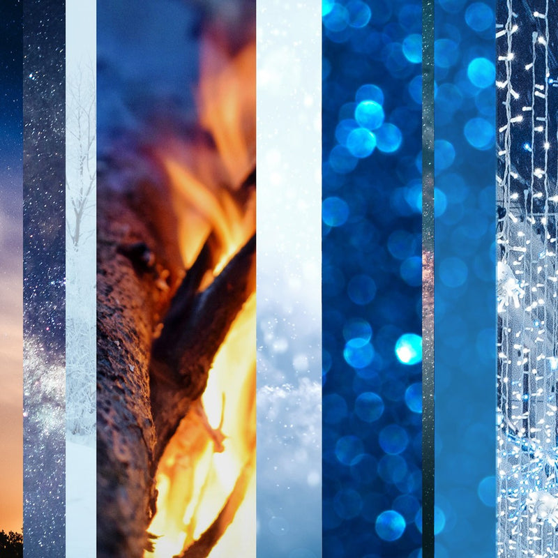 Glade PlugIns Scented Oil Air Freshener - Fall Night Long & Starlight & Snowflakes - 4.69oz/7pk