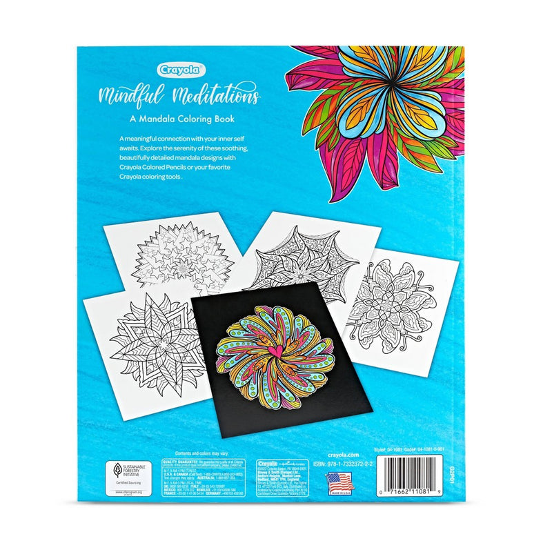 Crayola Mindful Mediations Mandala Coloring Book