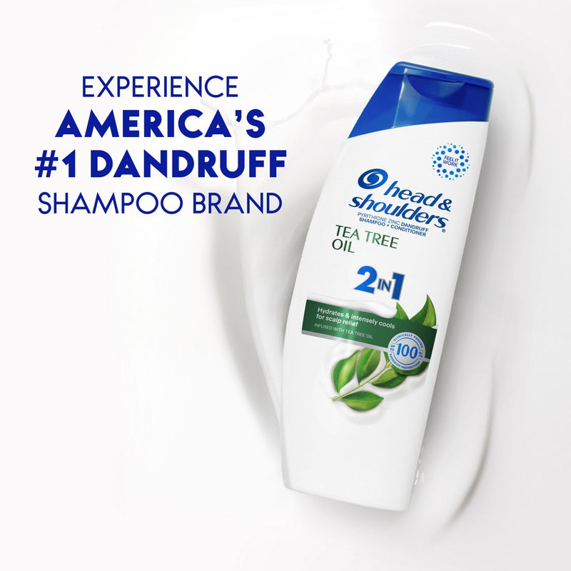 Head & Shoulders Dandruff Treatment/Dandruff Shampoo and Conditioner with Tea Tree Oil - 12.5 fl oz