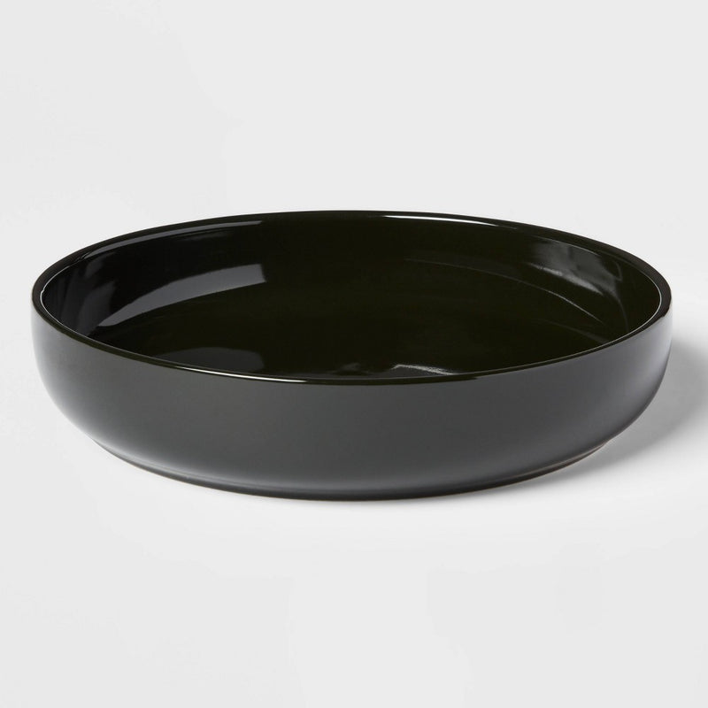 36oz Stoneware Avesta Dinner Bowl Black - Threshold (LOCAL PICKUP ONLY)