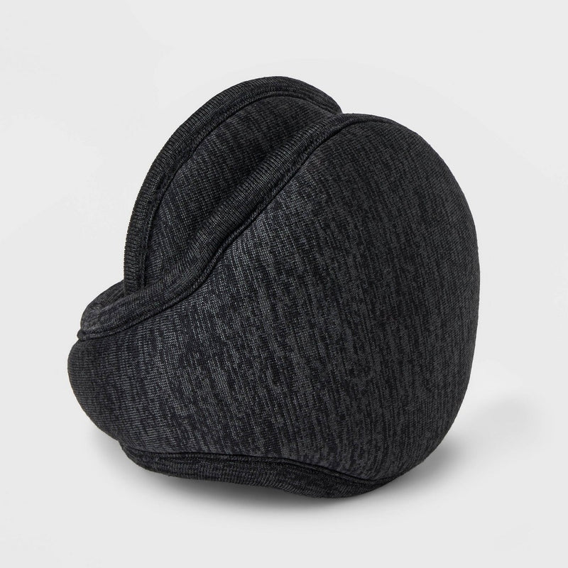 Girls' Space Dye Ear Warmer Hat - All in Motion Black