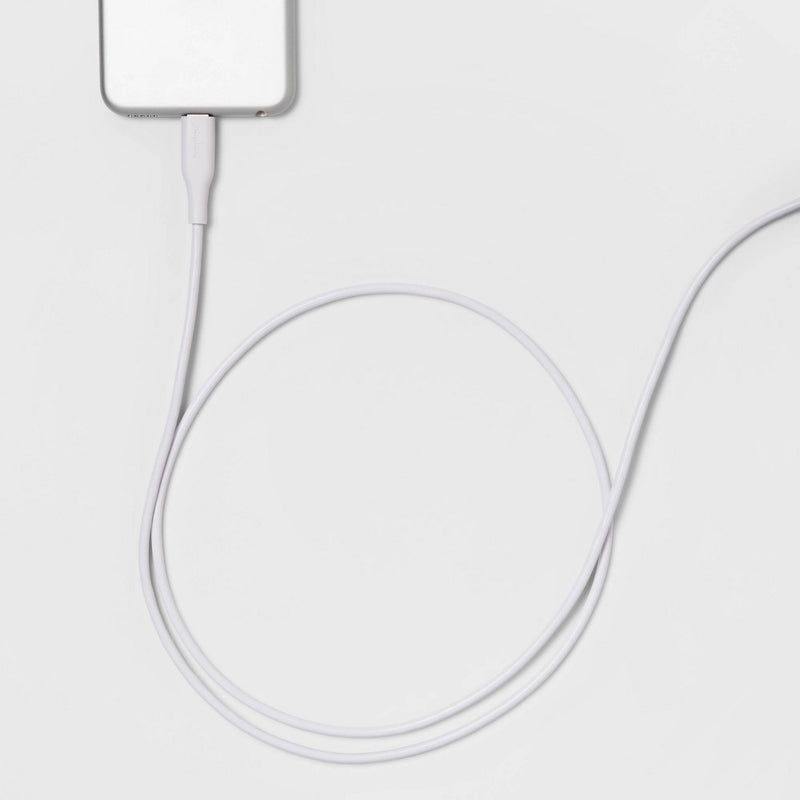 3' Lightning to USB-A Round Cable - heyday White (LOCAL PICKUP ONLY)