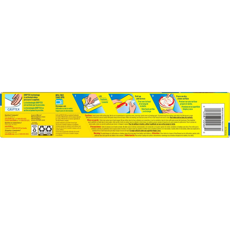 Glad Press'N Seal - 50 sq ft
