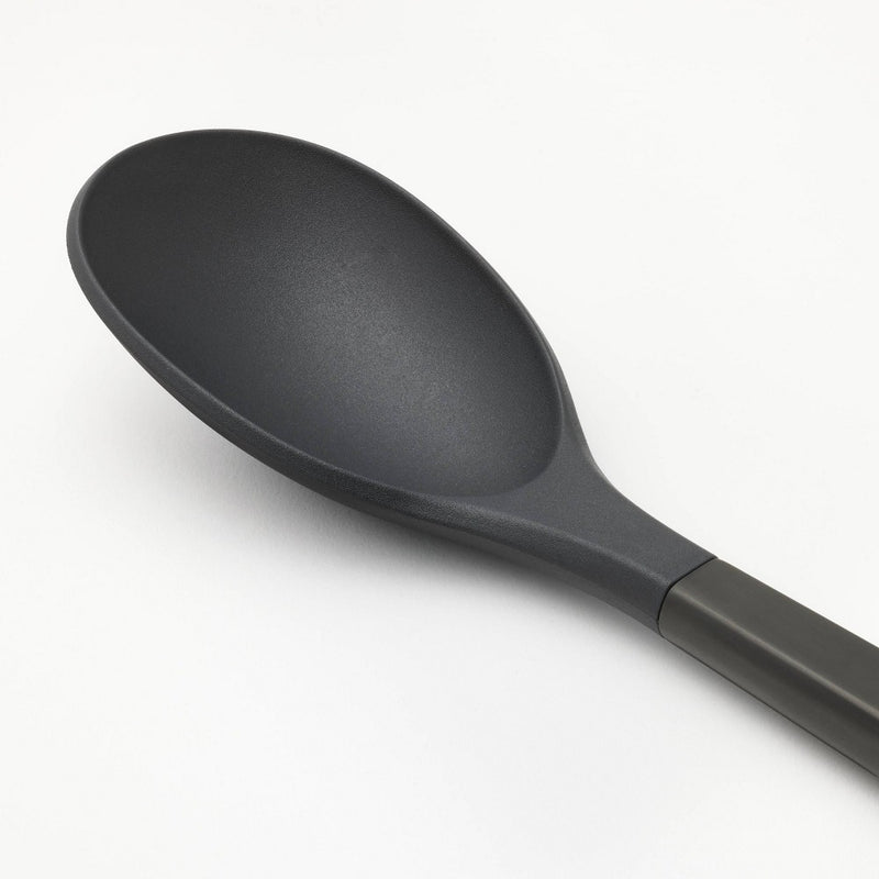 Stainless Steel and Nylon Solid Spoon Matte Black - Figmint
