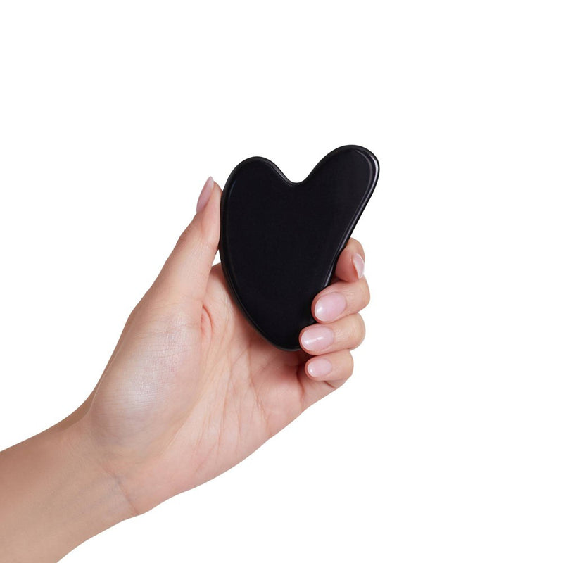 Plum Beauty Obsidian Gua Sha Stone