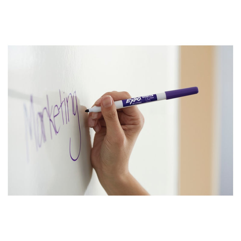 Expo 4pk Dry Erase Markers Fine Tip Black
