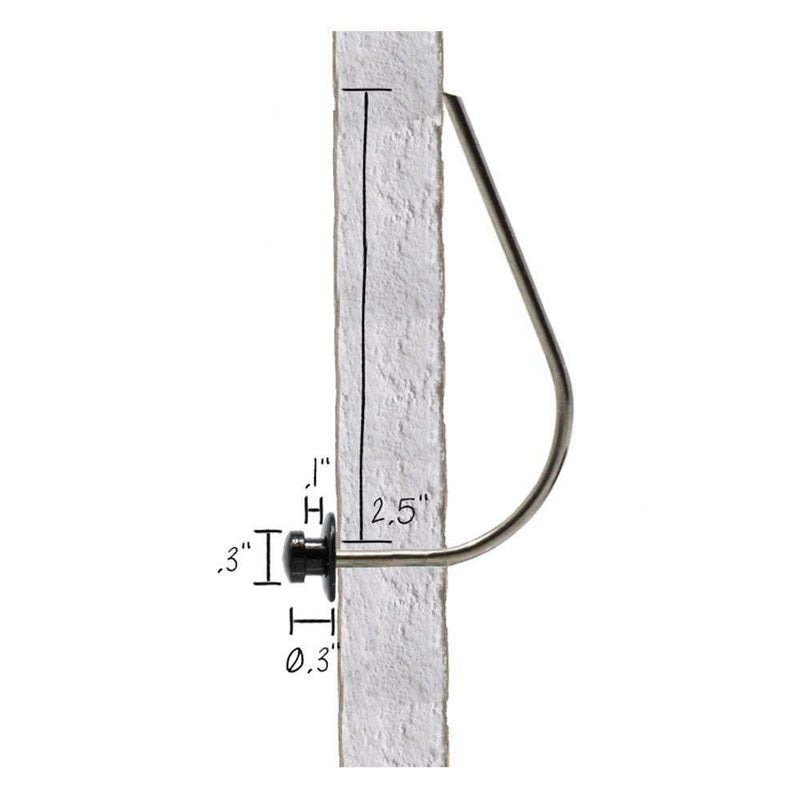 Under the Roof Decorating 20lb Deco Hooks Clear