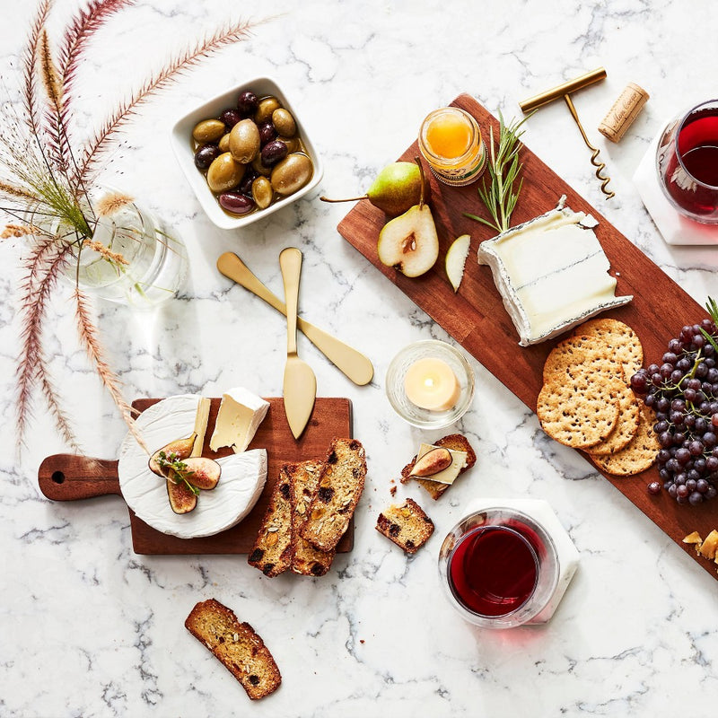 10" x 5" Wooden Single Serve Mini Cheese Board - Threshold (LOCAL PICKUP ONLY)
