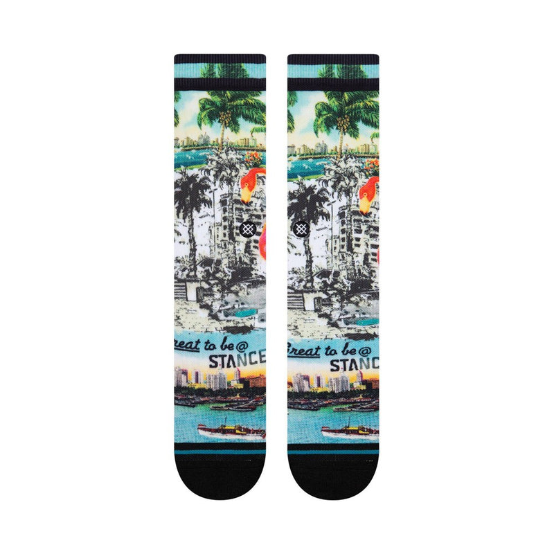 STANCE x WADE Striped Greetings Crew Socks