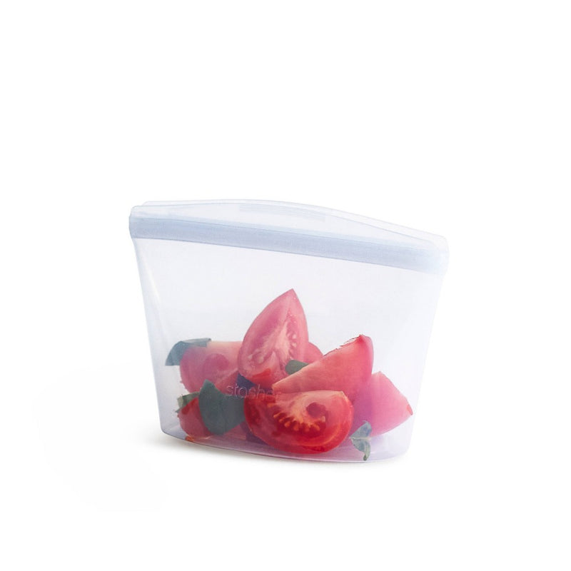 Stasher Reusable Food Storage Bowl - 2 Cup - Clear