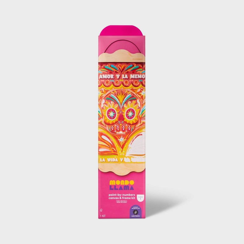 Dia de Muertos Paint By Number Kit - Mondo Llama