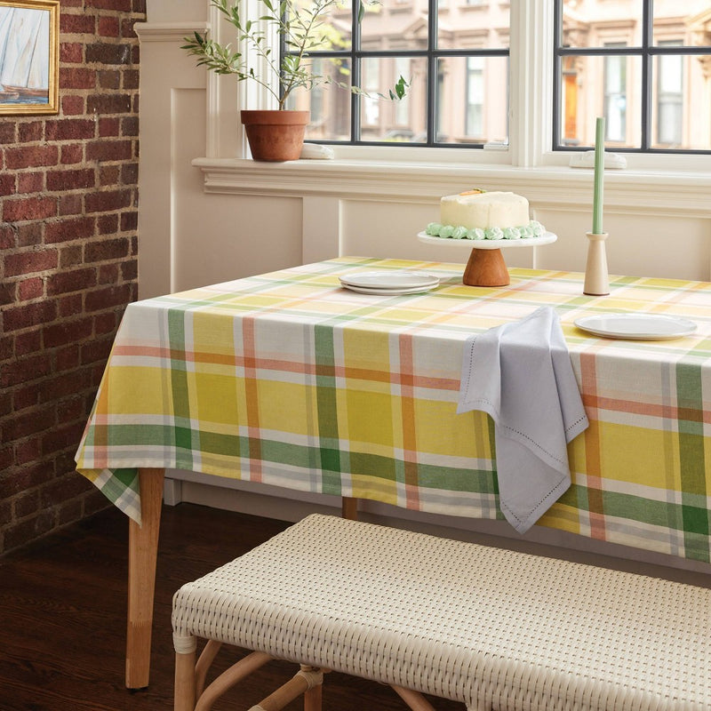 84"x60" Plaid Tablecloth - Threshold