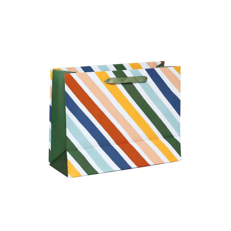 Large Vogue Gift Bag Striped - Spritz