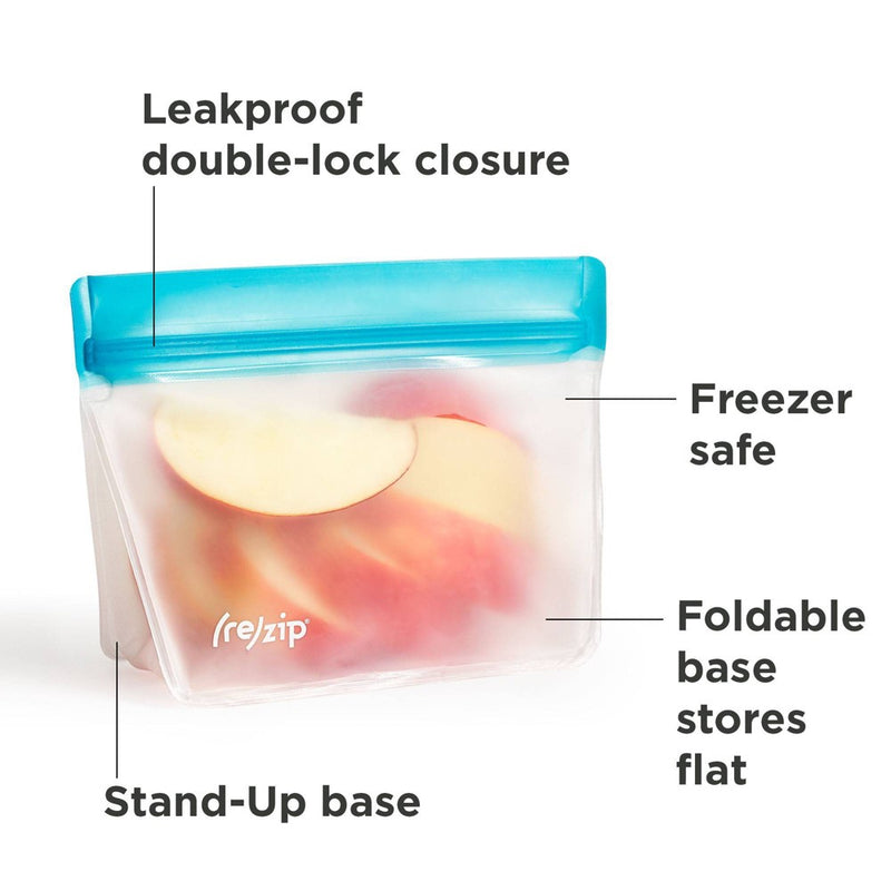 (re)zip Reusable Leakproof Mini Stand Up Bag - 3pk