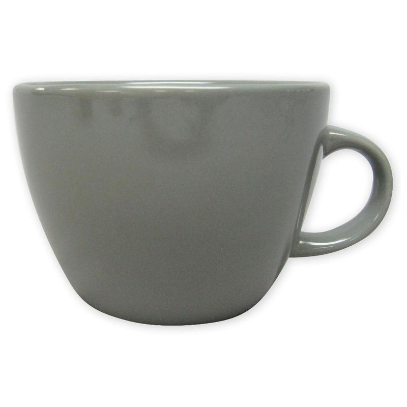 16oz Stoneware Coupe Coffee Mug Gray - Threshold (LOCAL PICKUP ONLY)