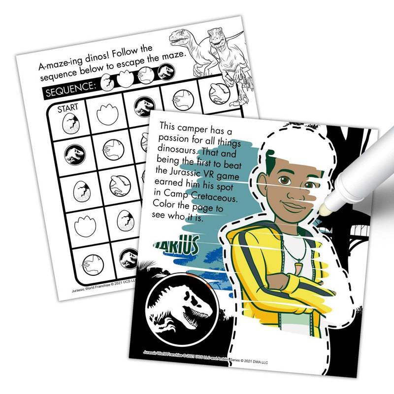 Jurassic World Camp Cretaceous Imagine Ink Book