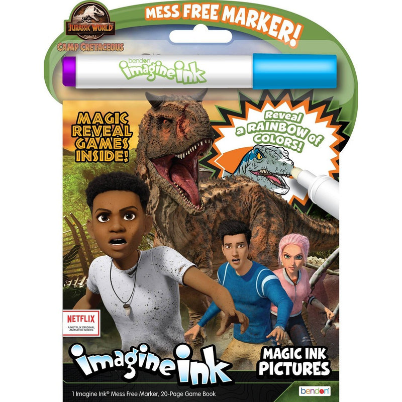 Jurassic World Camp Cretaceous Imagine Ink Book