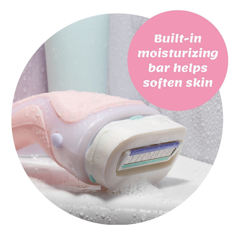 Schick Women's Intuition Advanced Moisture Women's Razor - Trial Size - 1 Razor Handle and 2 Refills