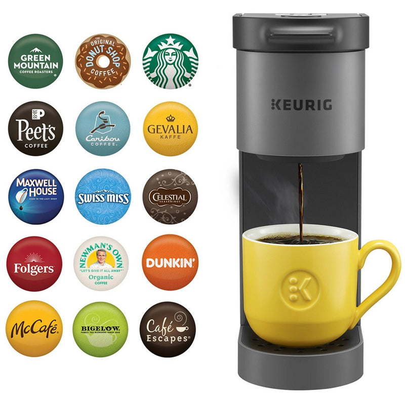Keurig K-Mini Go Single-Serve K-Cup Pod Coffee Maker Gray