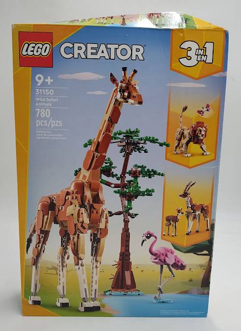 LEGO Creator 3 in 1 Wild Safari, Giraffe, Gazelles or Lion Toy 31150 SEE DETAILS