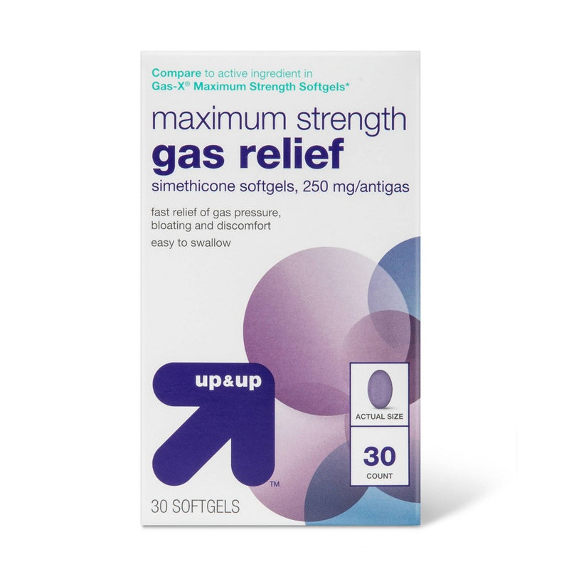 Gas X Max Strength Softgels - 30ct - up & up