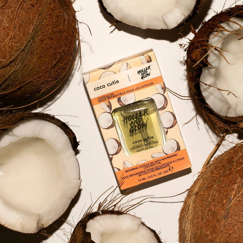 Holler and Glow Coco Cutie Coconut Enriched Cuticle Oil - 0.5 fl oz