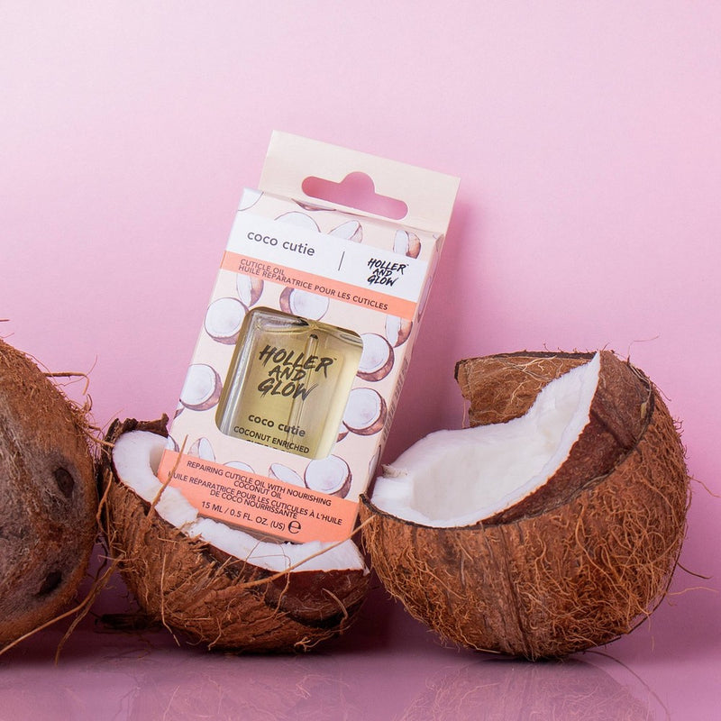 Holler and Glow Coco Cutie Coconut Enriched Cuticle Oil - 0.5 fl oz