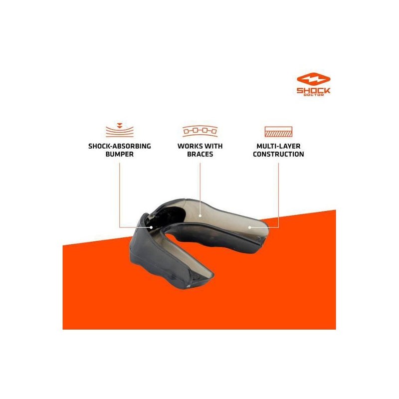 Shock Doctor Pro MouthGuard Adult - Smoke Gray
