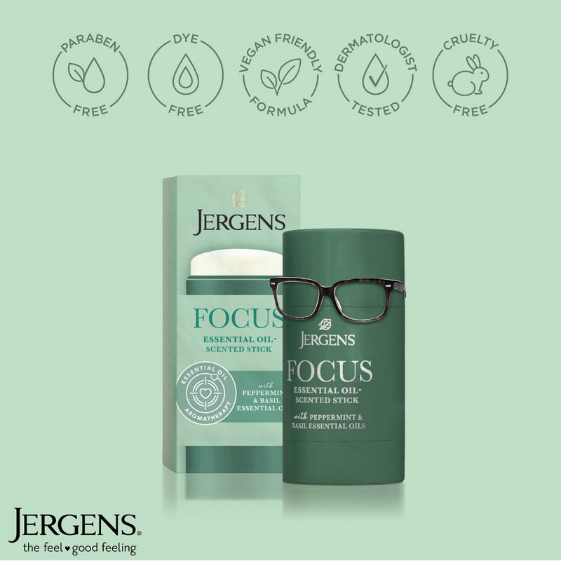 Jergens Essential Oil Focus Balm Stick - 0.9oz