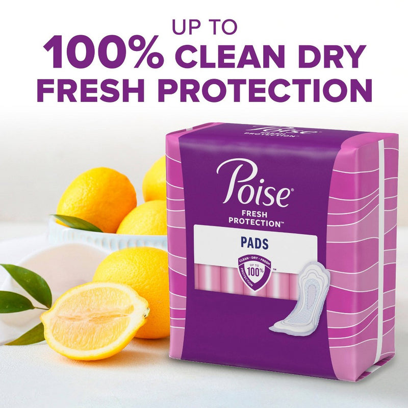 Poise Original Design Postpartum Incontinence Pads for Women - Ultimate Absorbency - Regular - 56ct