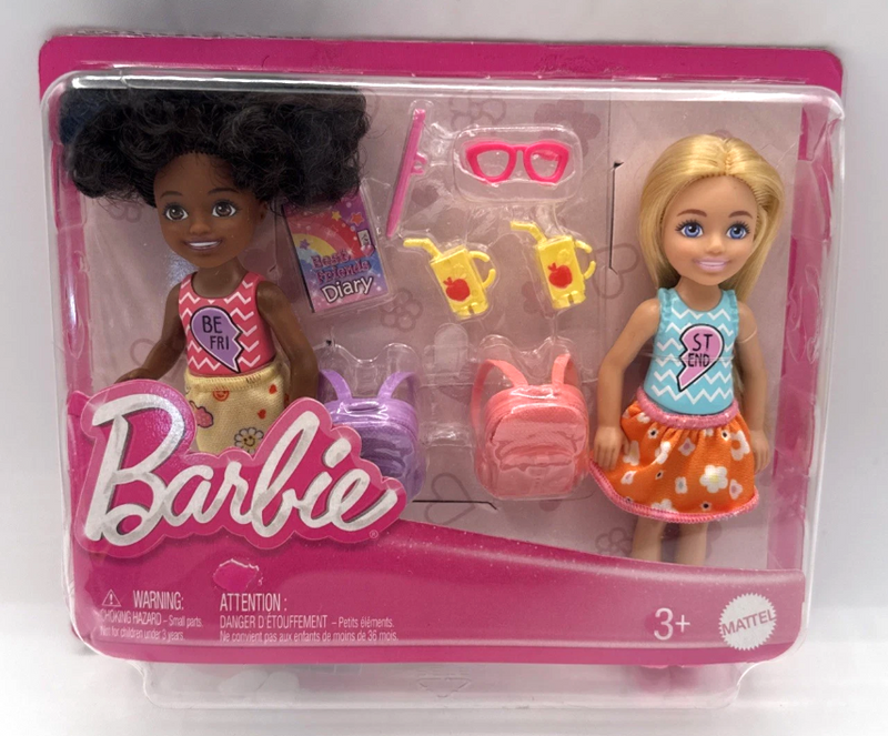 Barbie Chelsea Play Together Doll Pack, Set of 2 Small Dolls