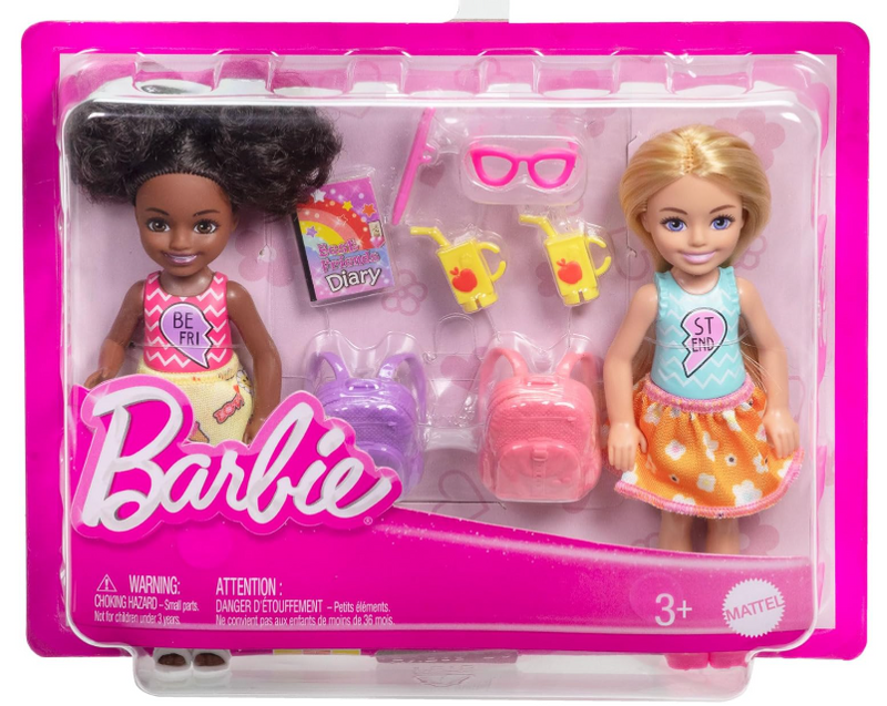 Barbie Chelsea Play Together Doll Pack, Set of 2 Small Dolls