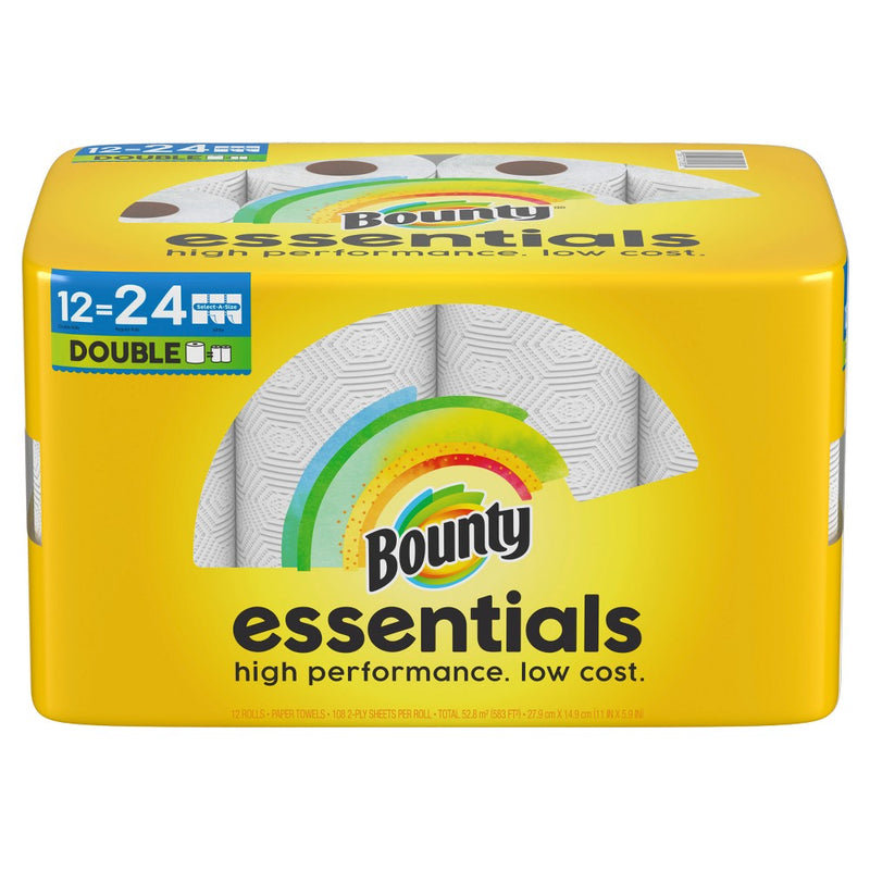 Bounty Essentials Select-A-Size Paper Towels - 12 Double Rolls (LOCAL PICKUP ONLY)