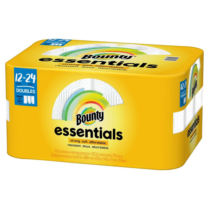 Bounty Essentials Select-A-Size Paper Towels - 12 Double Rolls (LOCAL PICKUP ONLY)