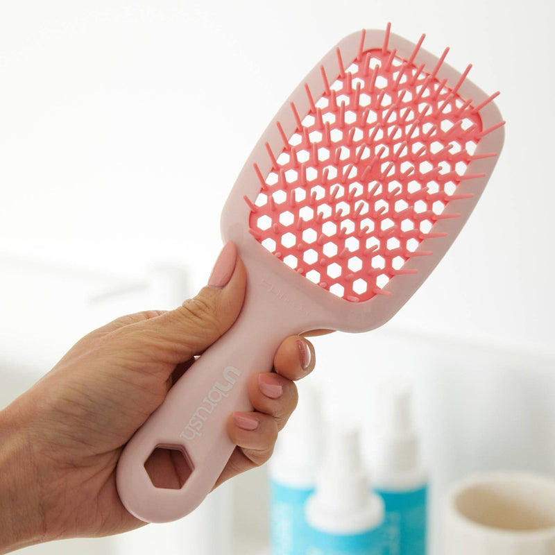 UNbrush Detangler Hair Brush - Peony Light Pink