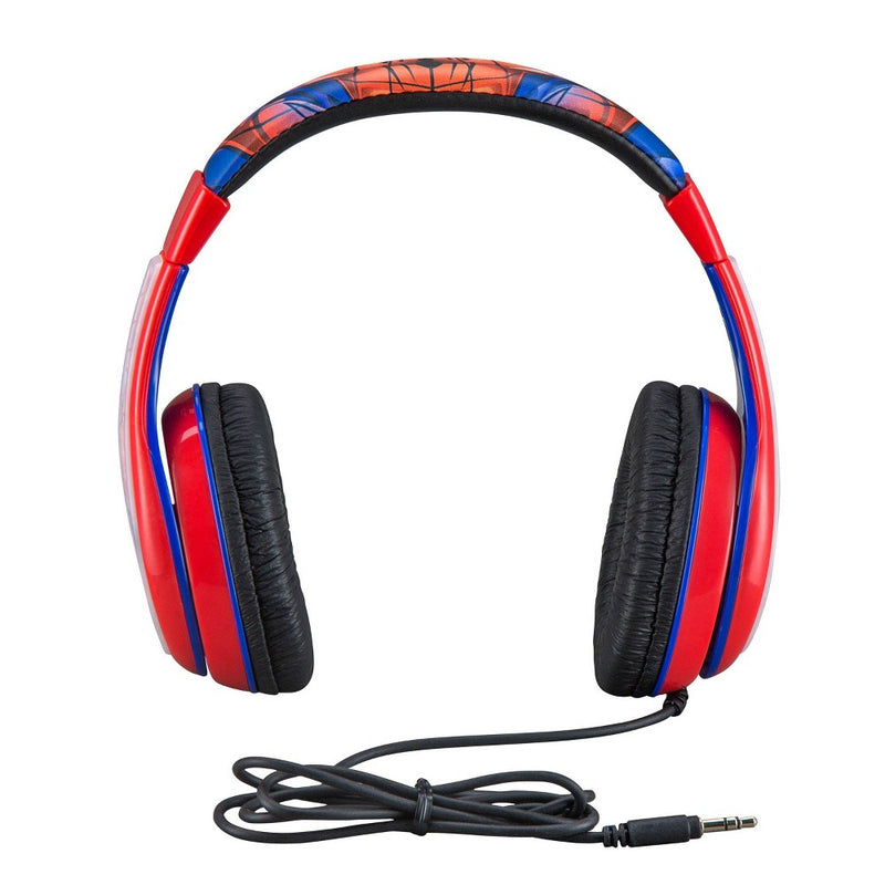 eKids Spider-Man Wired Over-Ear Headphones - Red