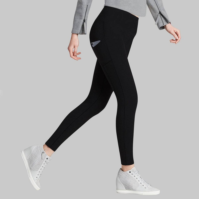 Hanes Slim Straight Tech Pocket Leggings - Black XL