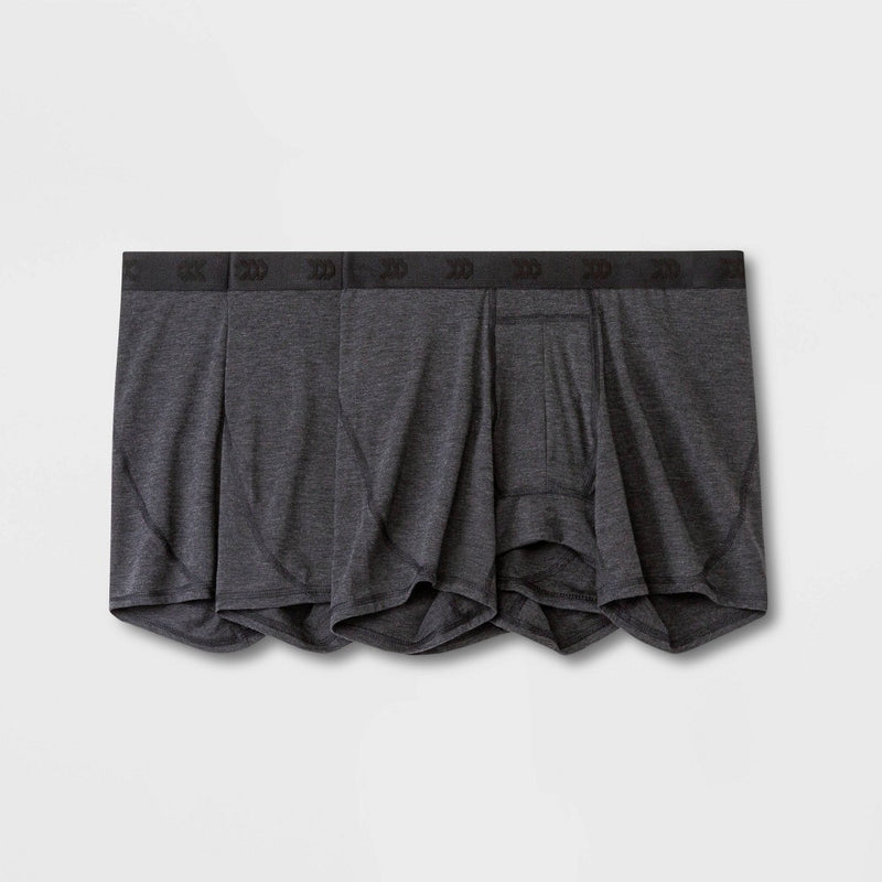 Men's Active 3pk Boxer Briefs - All In Motion Black XL