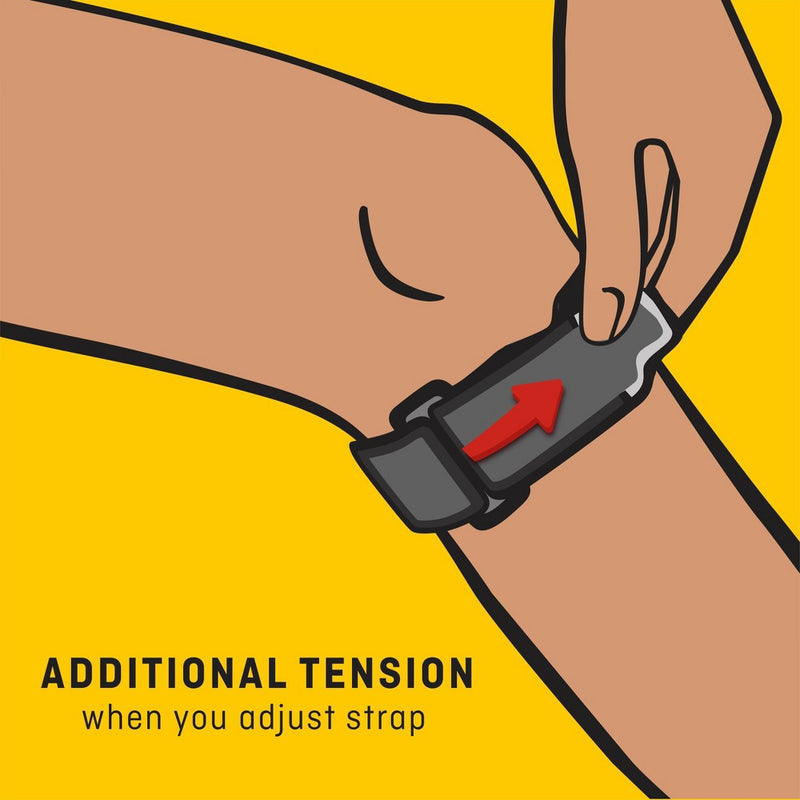 FUTURO Adjustable Knee Strap, Stabilizing Patella Tendon Strap for Runners - 1pk