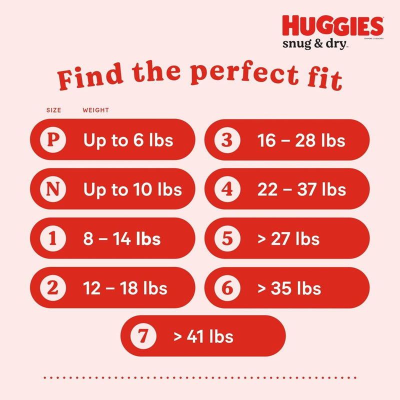 Huggies Snug & Dry Baby Disposable Diapers Huge Pack - Size 4 - 128ct
