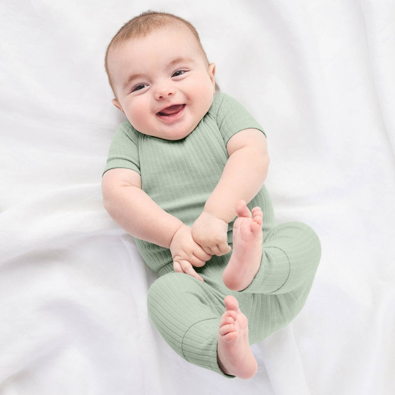 Carter's Just One You Baby 3pk Bodysuit - Green/White Newborn