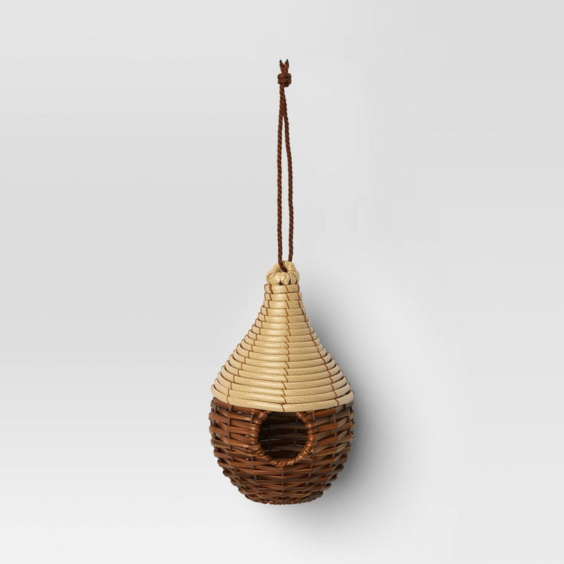 Outdoor Woven Bird House - Threshold (LOCAL PICKUP ONLY)