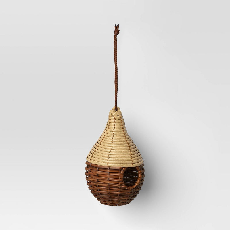 Outdoor Woven Bird House - Threshold (LOCAL PICKUP ONLY)