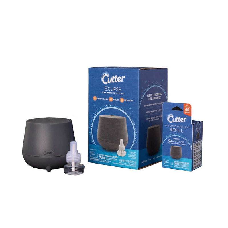 Cutter Repellent Area Outdoor Diffuser: Electric, No Flame, 10ft Protection Zone