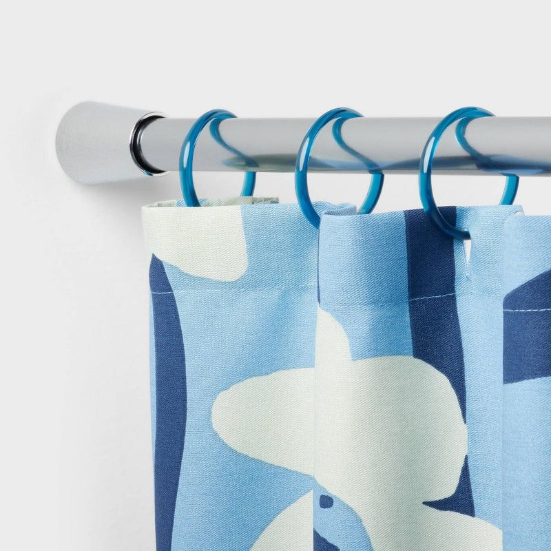 Colored Shower Curtain Rings Blue - Room Essentials