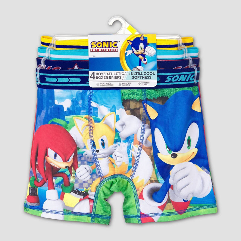 Boys' Sonic the Hedgehog 4pk Underwear - Size 6