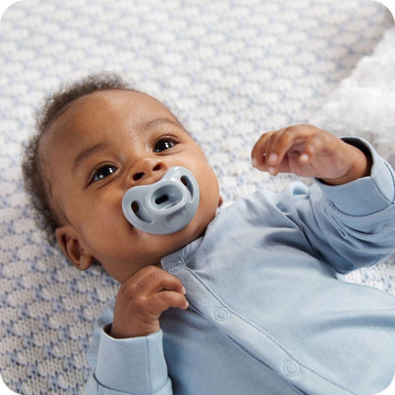 NUK for Nature Sustainable Silicone Pacifier - 0-6 Months - Neutral Girl - 3ct