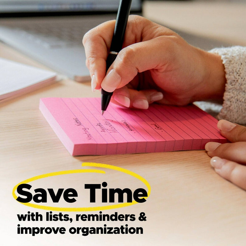Post-it 5pk 3" x 3" Pop-Up Notes 100 Sheets/Pad - Neon
