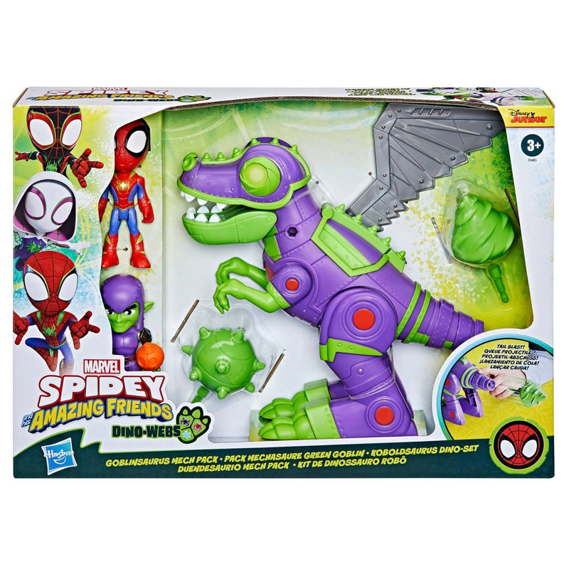 Marvel Spidey and His Amazing Friends Goblin Dino Mech Pack